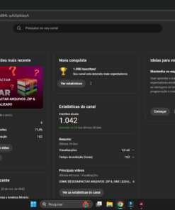 CANAL DARK QUASE MONETIZADO - 1040 INSCRITOS- COM POTÊNCIAL DE MAIOR CRESCIMENTO RÁPIDO