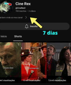 Canal youtube já fez 700 inscritos com menos de três vídeos