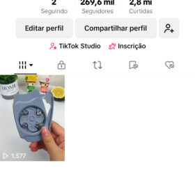 Conta do tik tok 269,6 mil Seguidores