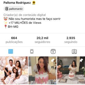 Conta Influencer Maternidade Humor Mulher 20,2 mil seguidores