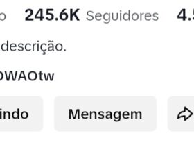 Perfil no Tik Tok Monetizado +240k de seguidores