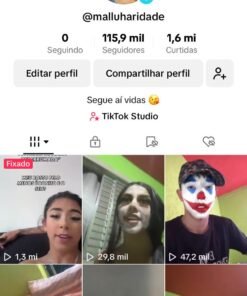Conta Tiktok Monetizado com 115k de seguidores reais
