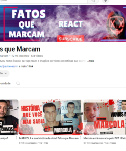 Canal Youtube 172.000 Inscritos