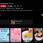 CONTA TIKTOK MONETIZADA | 15,8K SEG | 84,5 MIL CURT | NICHO CULINÁRIA | OPORTUNIDADE ÚNICA🍳