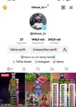 Conta de TikTok + conta Kwai | TikTok monetizado | Kwai com receita tarefas de criador