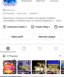Conta do kwai para ganhar dinheiro com 2500 seguidores