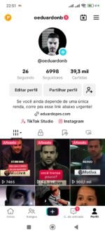 Tiktok +6.9k seguidores engajado