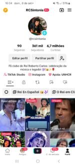 Conta Tiktok 361K RCSintonia - Imagem 2
