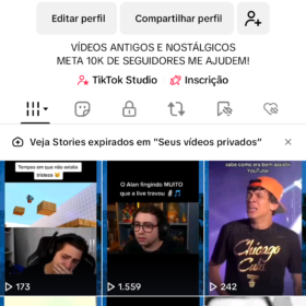 CONTA DE TIKTOK+100K DE VISUALIZAÇÃO E QUASE 6K DE SEGUIDORES, QUASE PRONTA PARA MONETIZAR