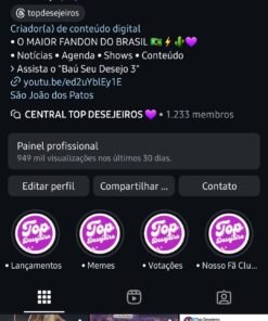 CONTA INSTAGRAM com 220k de seguidores e com alcance de 1 M