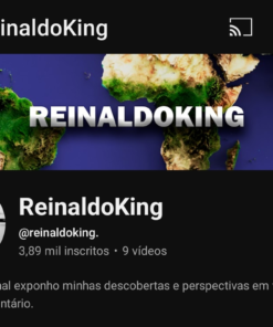 Canal com 3890 inscritos orgânicos.