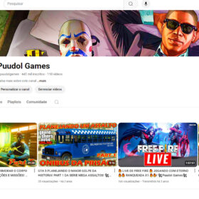 CANAL YOUTUBE GAMER E LIVES ( 442 MIL INCRITOS SEM TER PEGO PLACAS AINDA)