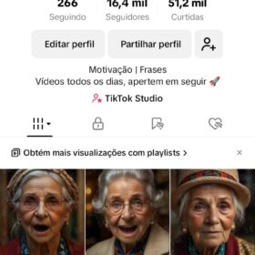 CONTA TIK TOK RÉCEM MONETIZADA 16.4K Seguidores