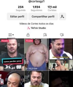 Canal de Cortes sobre Emagrecimento e Fisiculturismo à Venda 1934 Seguidores