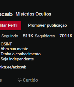 Conta 51K+ Tiktok MONETIZADA