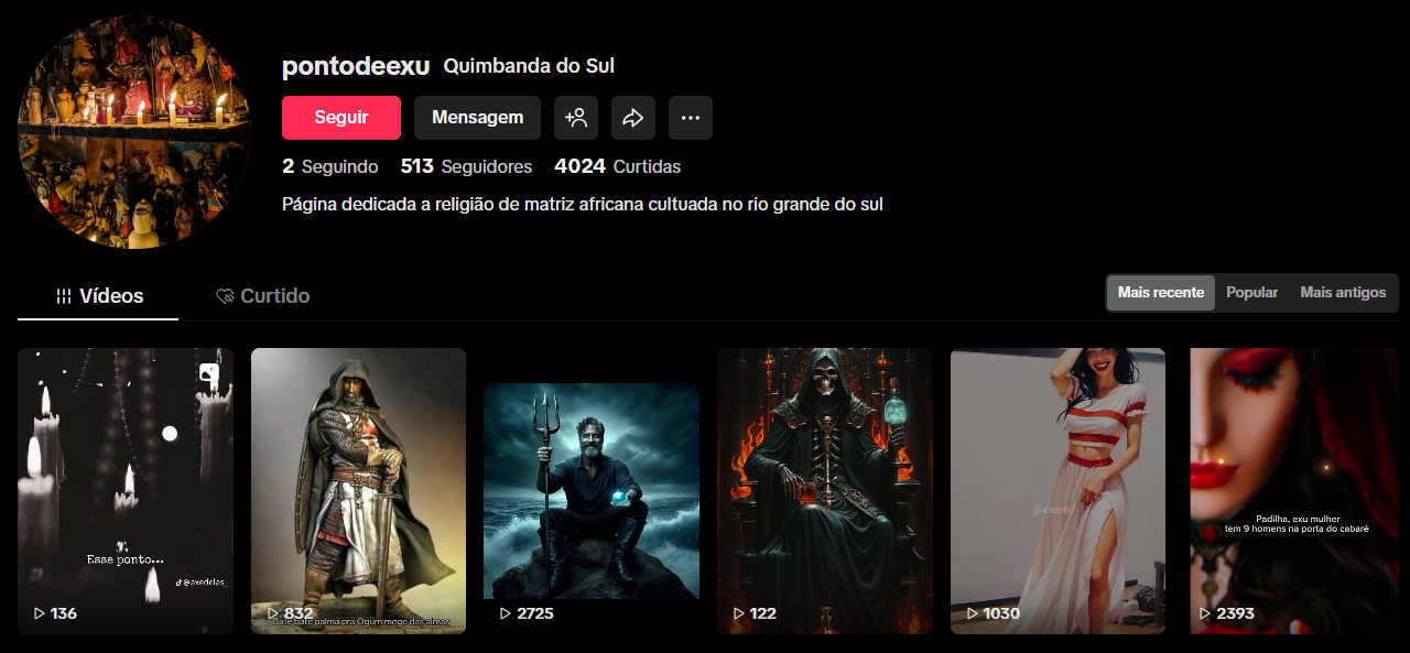 Captura de tela 2026-03-26 165022 CONTA TIKTOK | 513+ SEG | 4.024+ CURT | NICHO ESPIRITUALIDADE | POTENCIAL DE CRESCIMENTO🚀 - Imagem 1