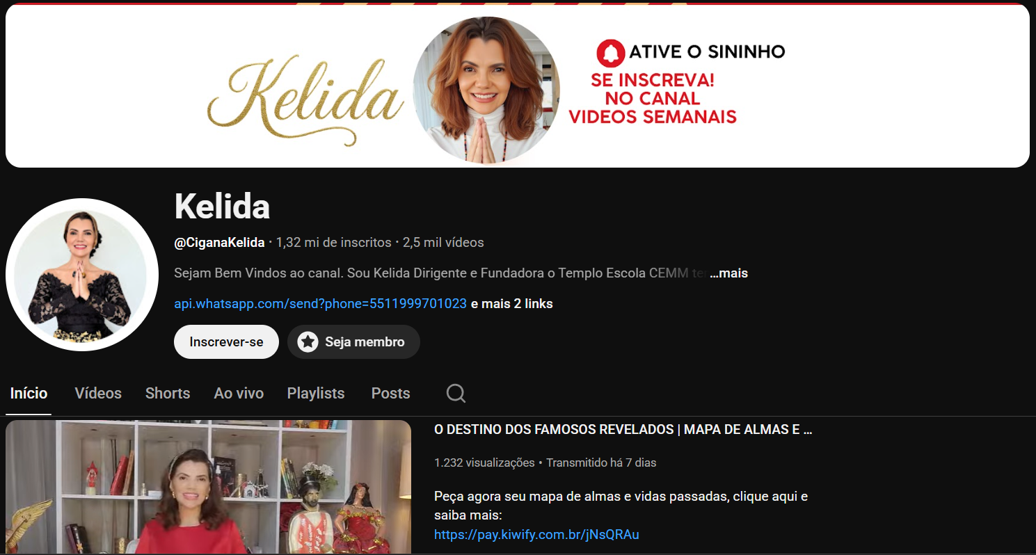Captura de tela 2026-04-23 174105 CANAL YOUTUBE 1.31M+ SUBS | +1,4 MILHÃO DE VIEWS | SELO DE VERIFICAÇÃO | NICHO ESPIRITUALIDADE & LIFESTYLE ????⭐ - Imagem 1