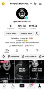 Página tiktok 103mil Motivacional promoção
