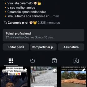 Conta Instagram Caramelo o rei 492k