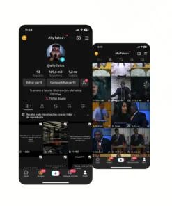 Vendo uma conta do TikTok com mais de 170k
