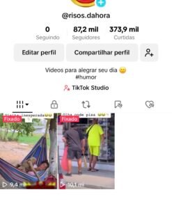 Conta Tikto 87k Risos Dahora