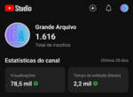 CAnal 1,61 mil inscritos • 32 vídeos Grande Arquivo