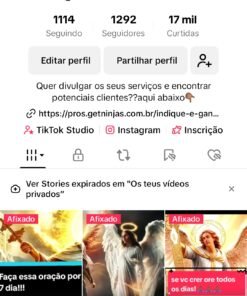 Tiktok nicho de oração