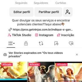 Tiktok nicho de oração
