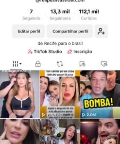 Tiktok Monetizado com 13k