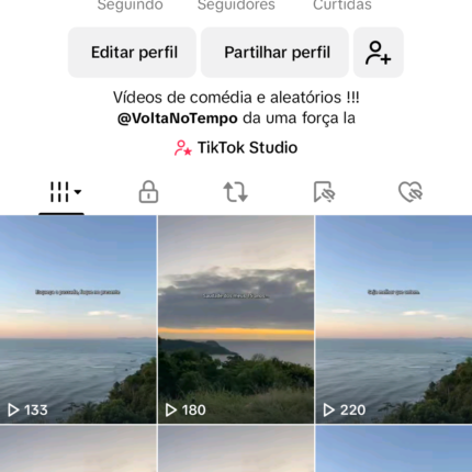CONTA DE TIKTOK+10K DE SEGUIDORES SÓ FALTA AS VISUALIZAÇÕES PARA MONETIZAR