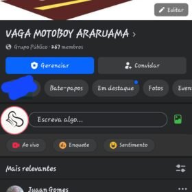 (03)TRÊS GRUPOS do Facebook com 410, 210 e 97 Membros