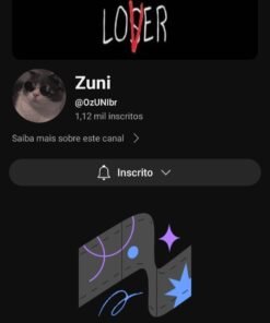 Canal limpo YouTube com + de 1k de inscritos