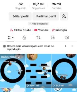 Conta tiktok 10k Monetizada