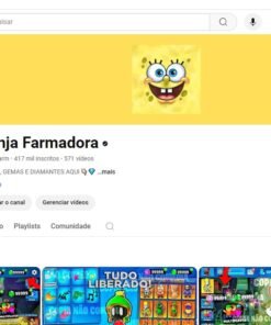 CANAL DE 417K ÓTIMO PRA FAZER VÍDEOS E MUITO DINHEIRO COM SITE MONETIZADO