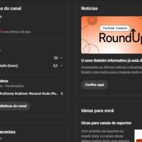 Canal do YouTube com 5.08K de inscritos