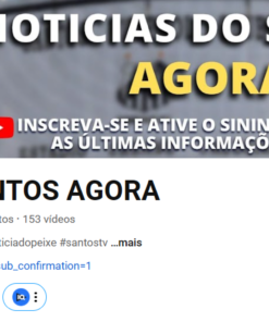 CANAL DE NOTICIAS DO SANTOS 12K COM UMA BOA BASE DE SEGUIDORES PARA novos projetos.