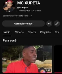 Canal do YouTube 7 mil inscritos não monetizado