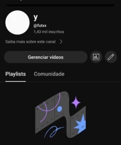 Canal do YouTube com 1,43k inscritos não monetizado