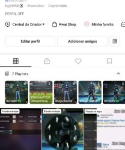 CONTA DO KWAI COM 1K BARATO (videos de freefire)