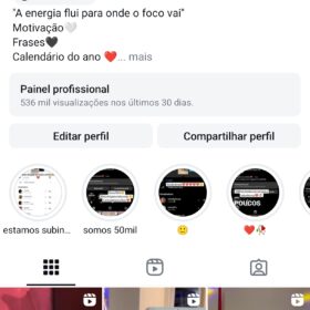 Conta Instagram 50k muito engajado estou vendendo por não ter tempo pra postar os vídeos