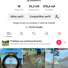 Conta do Tiktok 35K com alto engajamento, já monetizada(nicho jogos)