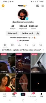 Vendo conta do TikTok super engajada 33,2 mil Seguidores 837,9 mil Curtidas