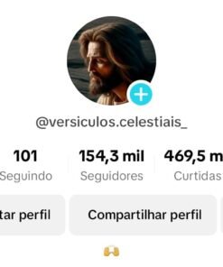 Tiktok 220k CRESCENDO 10K POR DIA!!! no nicho religião SAINDO DO FORNO recém monetizada com vídeos fáceis de criar para editores iniciantes!!!