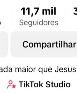 Conta monetizada TikTok com 11.7k de seguidores