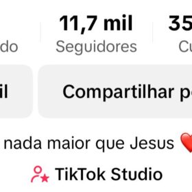 Conta monetizada TikTok com 11.7k de seguidores