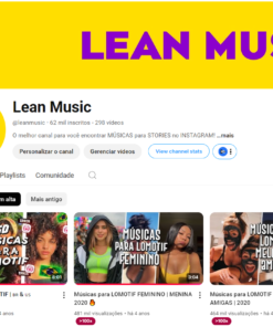 CANAL DE MÚSICA com 62.000 INSCRITOS e + de R$40.000 de Adsense - CTR 20%