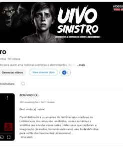 Canal Premium Uivo Sinistro 2.22K subscribers • 90 videos + 1 Canal Bônus (2 canais Premium pelo preço de 1)