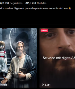 Conta Tik Tok monetizada 14k seguidores