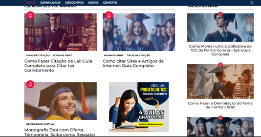 Blog de Afiliado - Nicho de TCC e Monografia - ComoFazerUmTCC.com.br - Ranqueado - Imagem 5