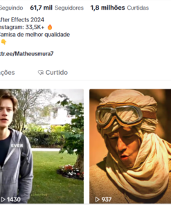 Conta Tiktok monetizada muito viral com 60K de Seguidores